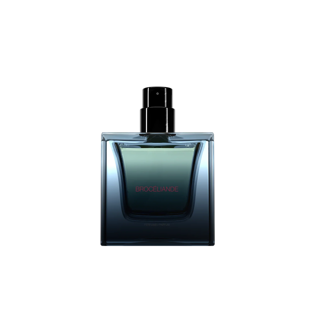 Perfume bottle with a white background